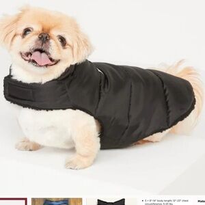 Quilted Sherpa-Lined Puffer Jacket for Pets